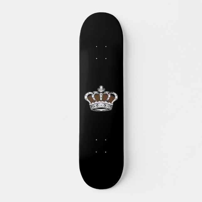 Crown - Brown Skateboard (Front)