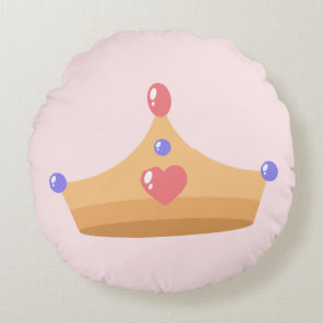 Crown & Carriage Coronet Accent Round Pillow