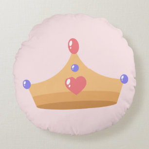 Crown & Carriage Coronet Accent Round Pillow
