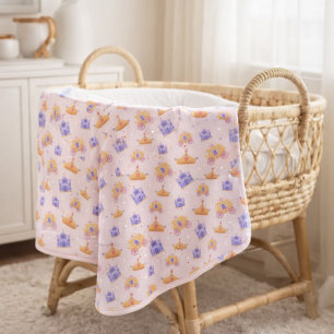 Crown & Carriage Snuggle Wrap Baby Blanket