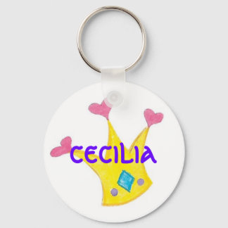 Crown, cecilia key chain