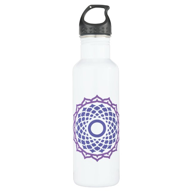 Crown Chakra Energy Water Bottle (Front)