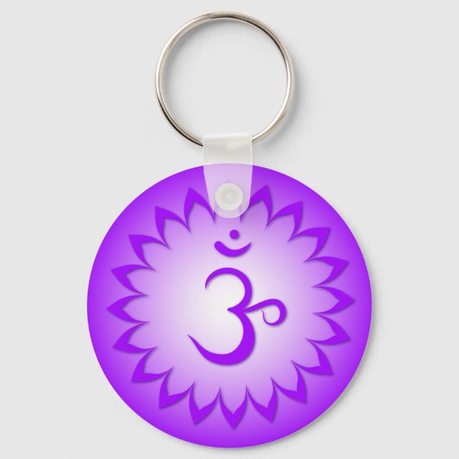 Crown Chakra - Sahasrara Keychain (Front)