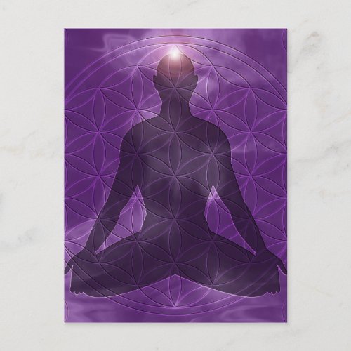 Crown Chakra Sahasrara Postcard