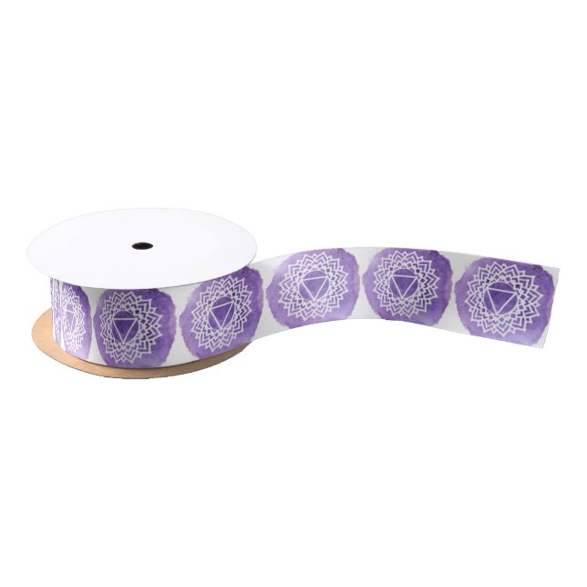 Crown Chakra Satin Ribbon (Spool)