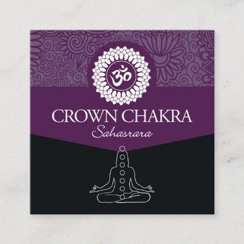 Crown Chakra Wallet Card