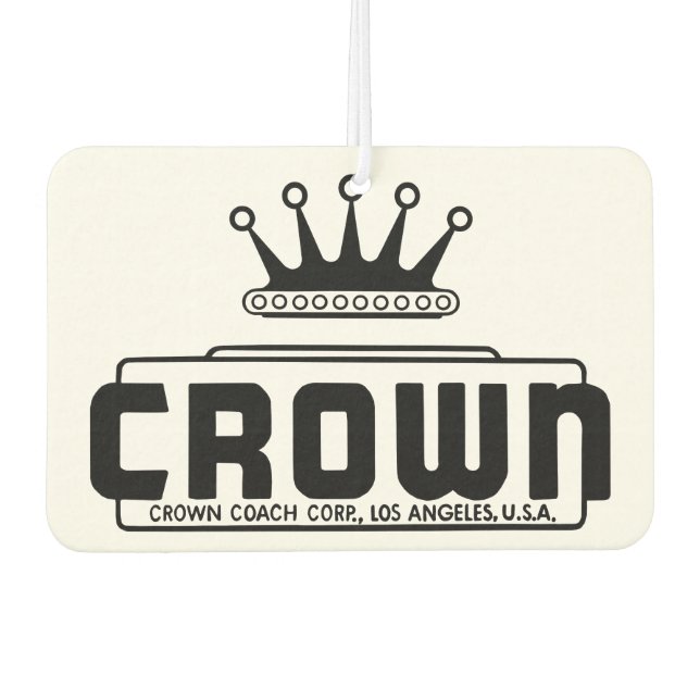 Crown Coach Air Freshener (Front)