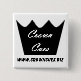 Crown Cues Pride Button