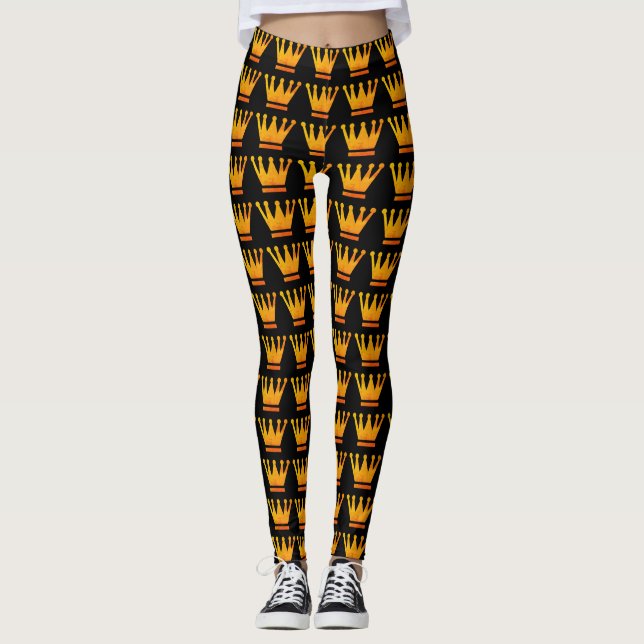 Crown Custom Leggings Queen (Front)