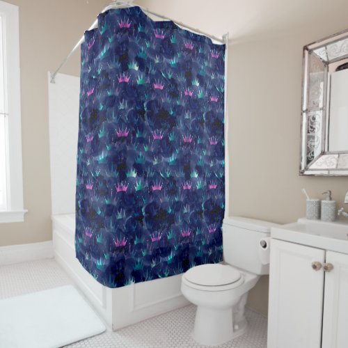 Crown Design Shower Curtain