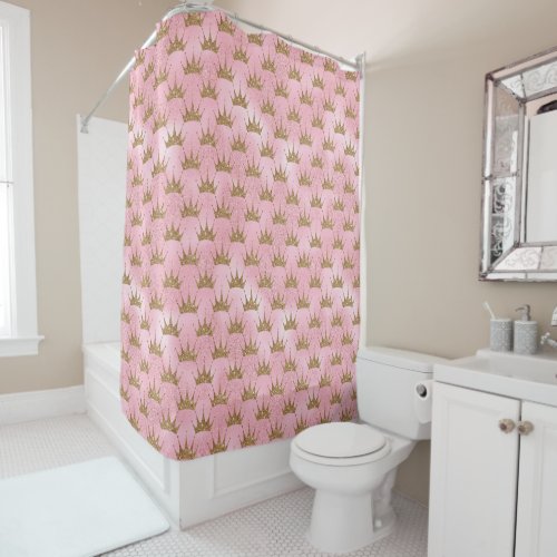Crown Design Shower Curtain