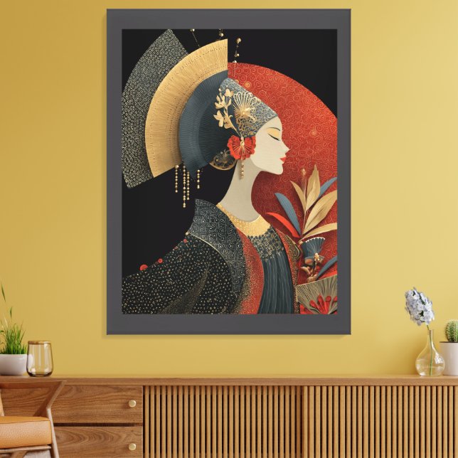 CROWN ELEGANCE #2 CANVAS PRINT (Insitu(LivingRoom))