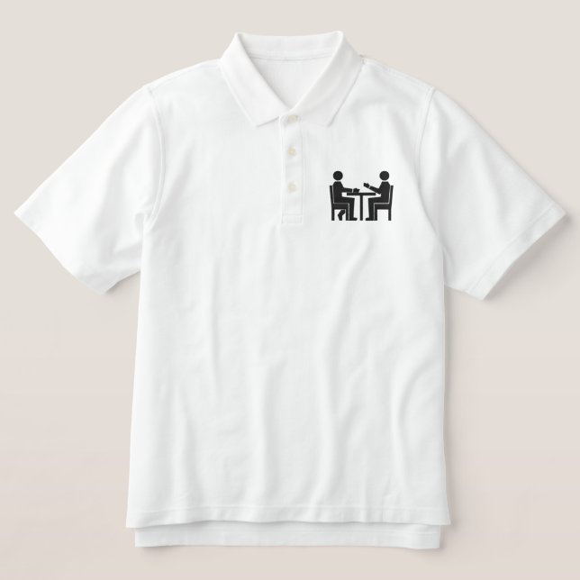 CROWN EMBROIDERED POLO SHIRT (Design Front)