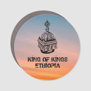 Crown, Ethiopia Car Magnet