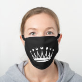 Crown Face Mask Black (Worn)