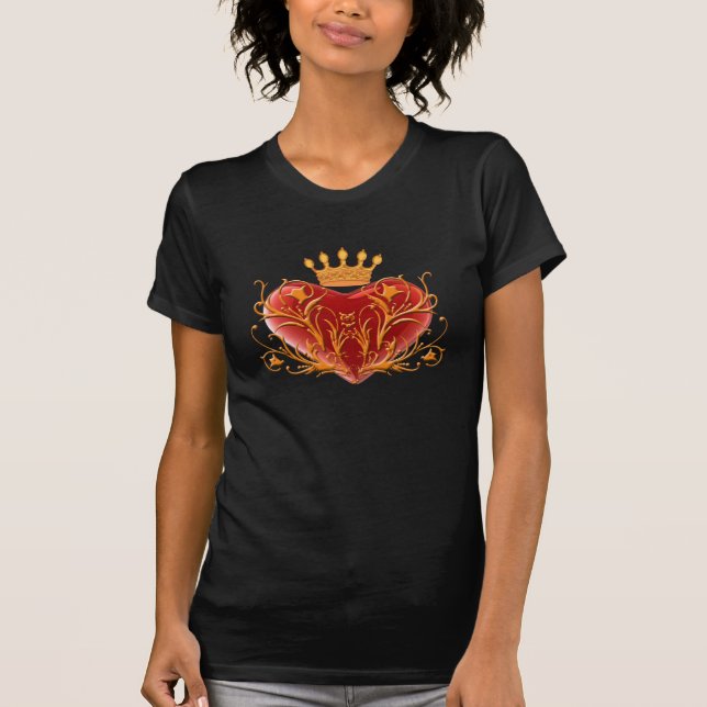 Crown Filigree Heart Shirt (Front)