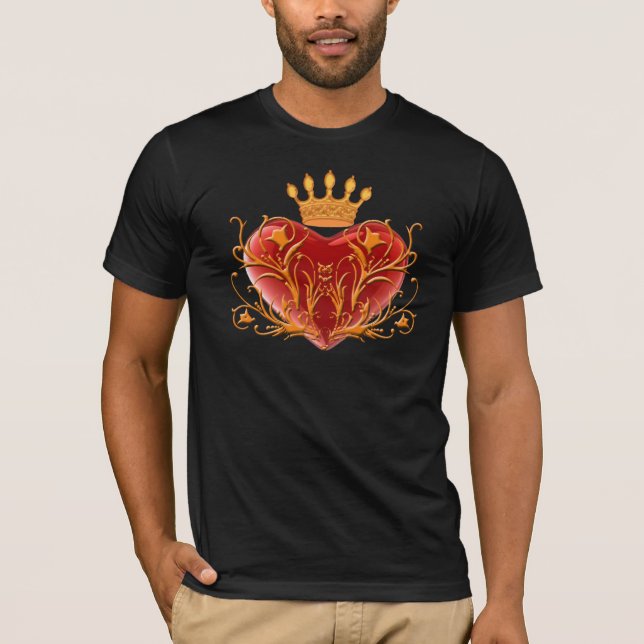 Crown Filigree Heart Shirt (Front)