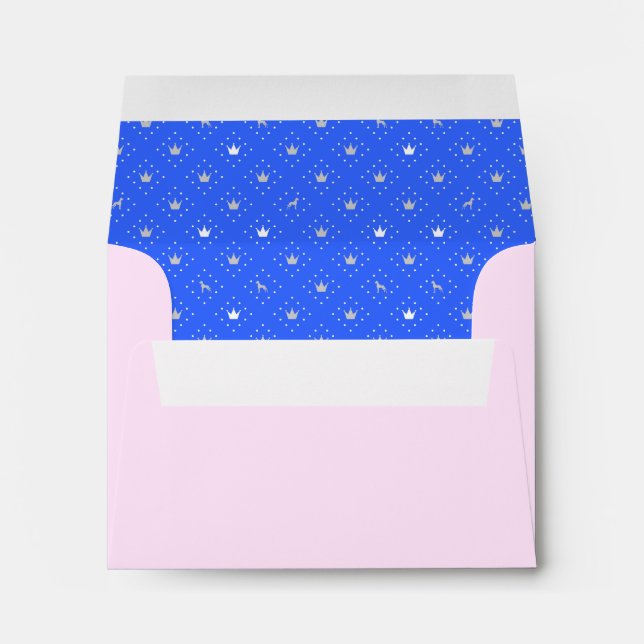 Crown Great Dane Pattern Lined DoggenHaus Envelope (Back (Bottom))