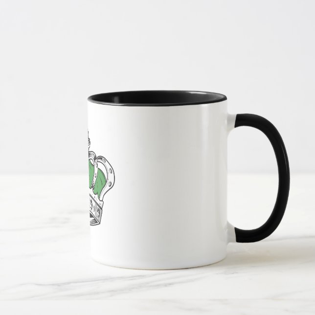 Crown - Green Mug (Right)