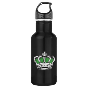 Crown - Green Water Bottle