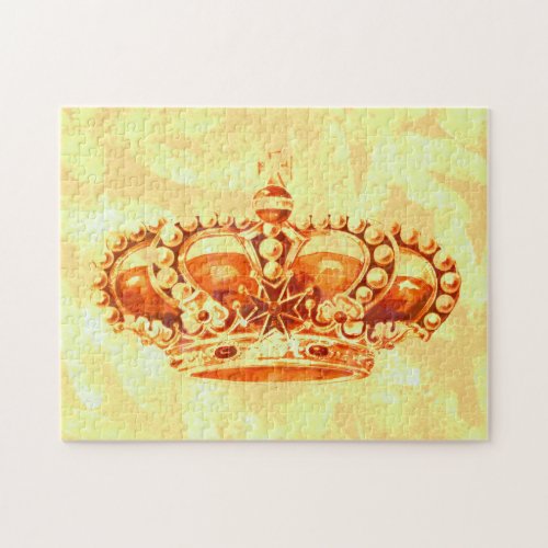 Crown in Gold Jigsaw Puzzle