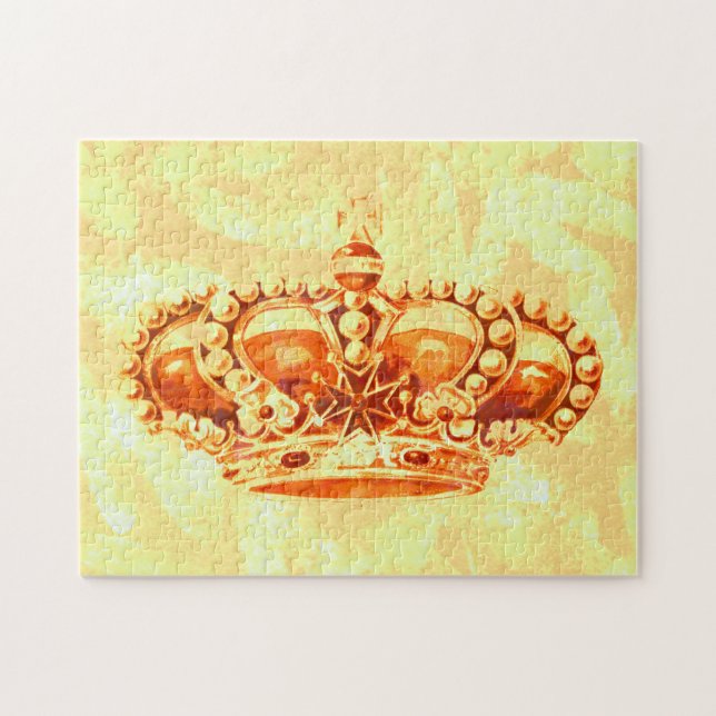 Crown in Gold Jigsaw Puzzle (Horizontal)