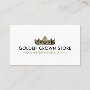 Crown Jewelry Luxury Business Card