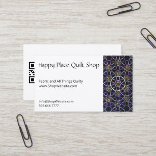 Crown Jewels Quilt Fully Customizable Biz Cards