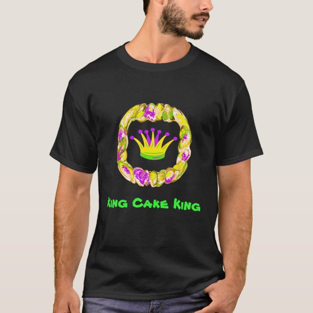Crown, King Cake, T-Shirt (Front)