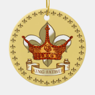 Crown King Father ornament