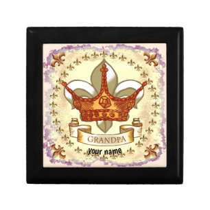 Crown King Grandpa   gift box