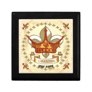 Crown King Grandpa gift box
