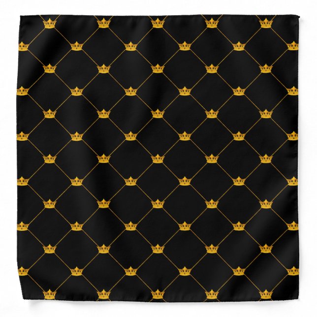 Crown Lattice Bandana (Front)