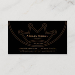 Crown Logo Business Card