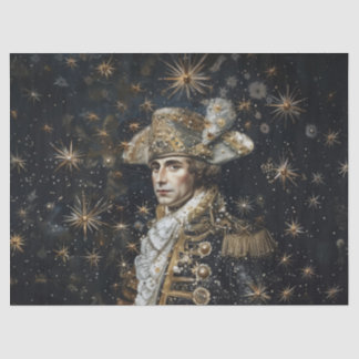 Crown Napoleon - Oil Painting Style Tissue Paper