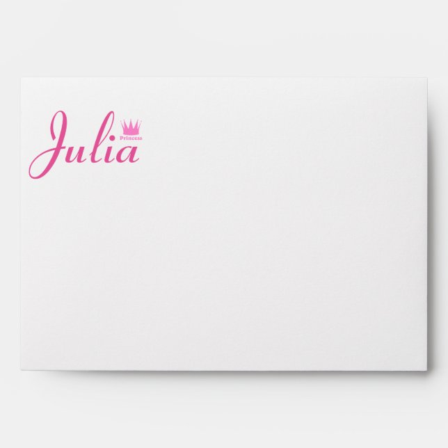 Crown of Princess Envelope (Front)