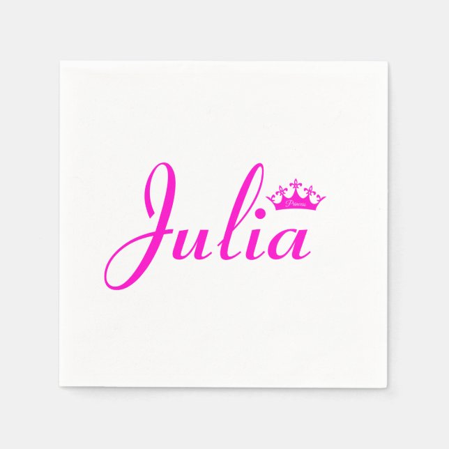 Crown of Princess Napkins (Front)