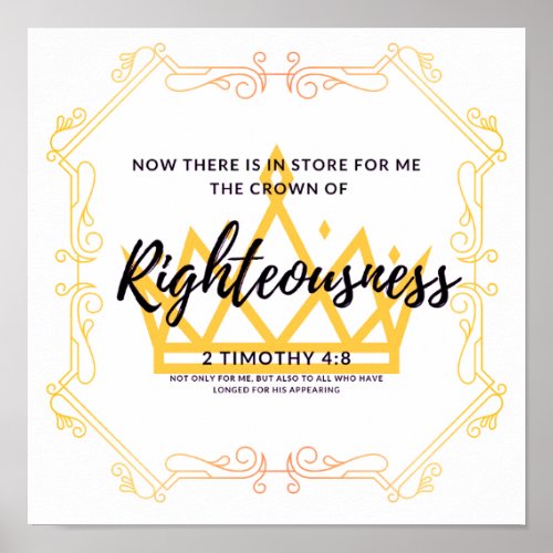 Crown of Righteousness Poster