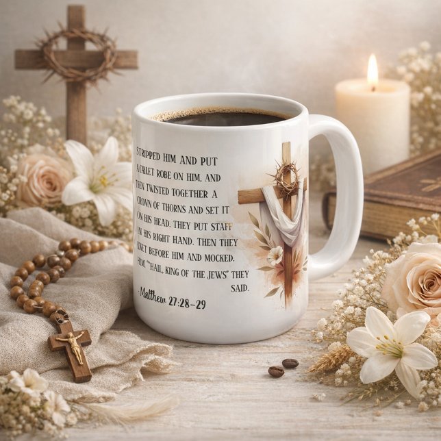 Crown of Thorns and Easter Hope Coffee Mug (Creator Uploaded)