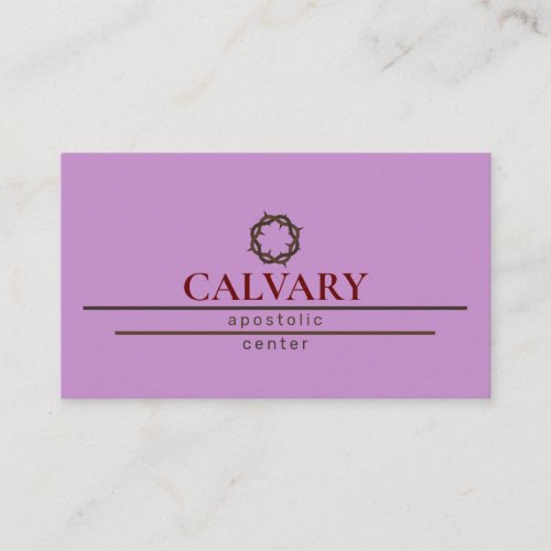 Crown of Thorns Business Card