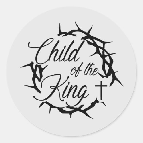 Crown of Thorns Classic Round Sticker