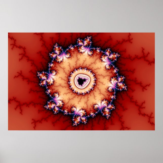 Crown Of Thorns - Fractal Poster (Front)