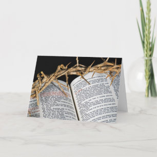 Crown Of Thorns Holiday Card