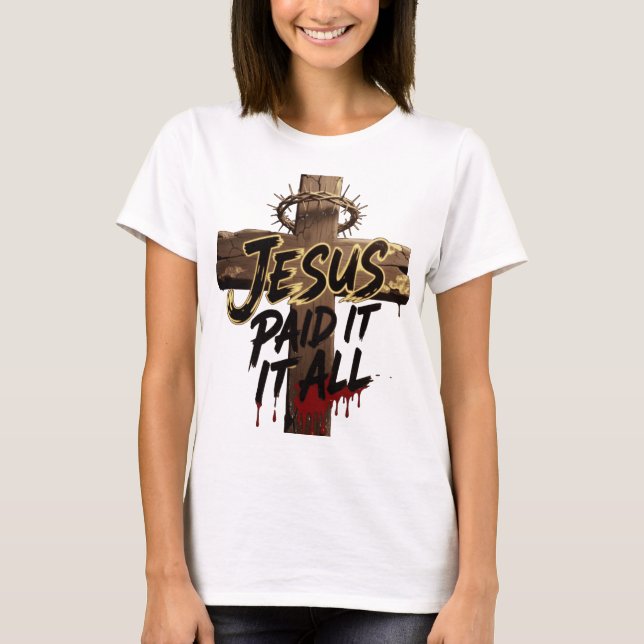 Crown of Thorns Jesus Shirt – Christian T-Shirt (Front)