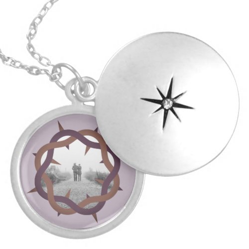 Crown of Thorns Locket Necklace