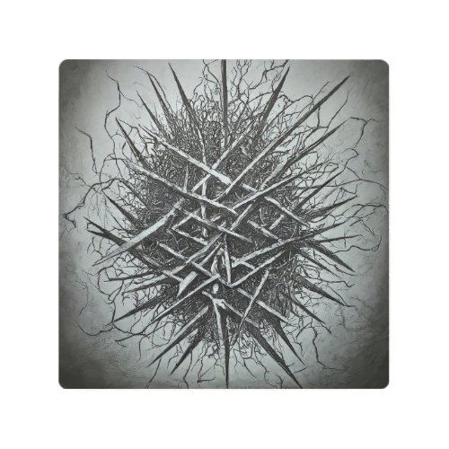 Crown of Thorns Metal Print