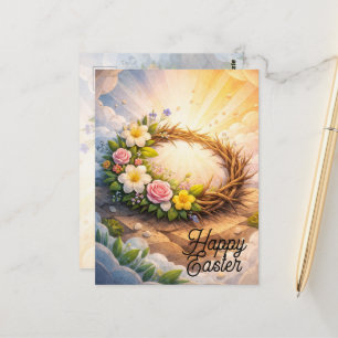 Crown of Thorns Religious Easter Postcard
