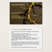 Crown of Thorns Tract (Front & Back)