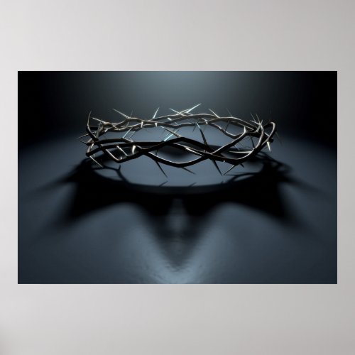 Crown Of Thorns With Royal Shadow Card Poster