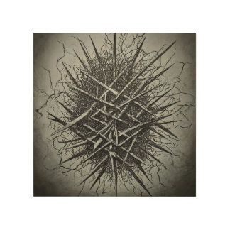 Crown of Thorns Wood Wall Art